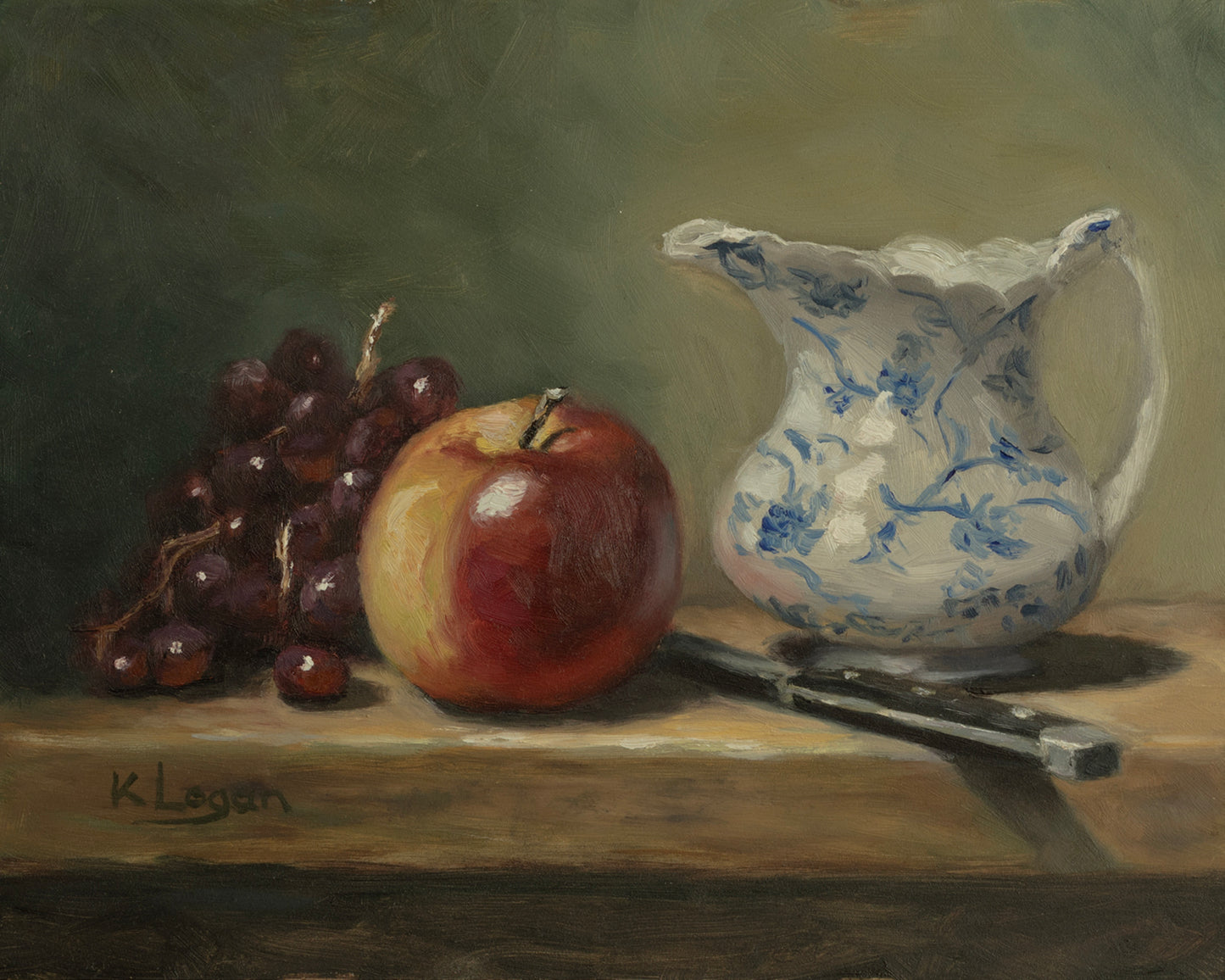 Apple with creamer